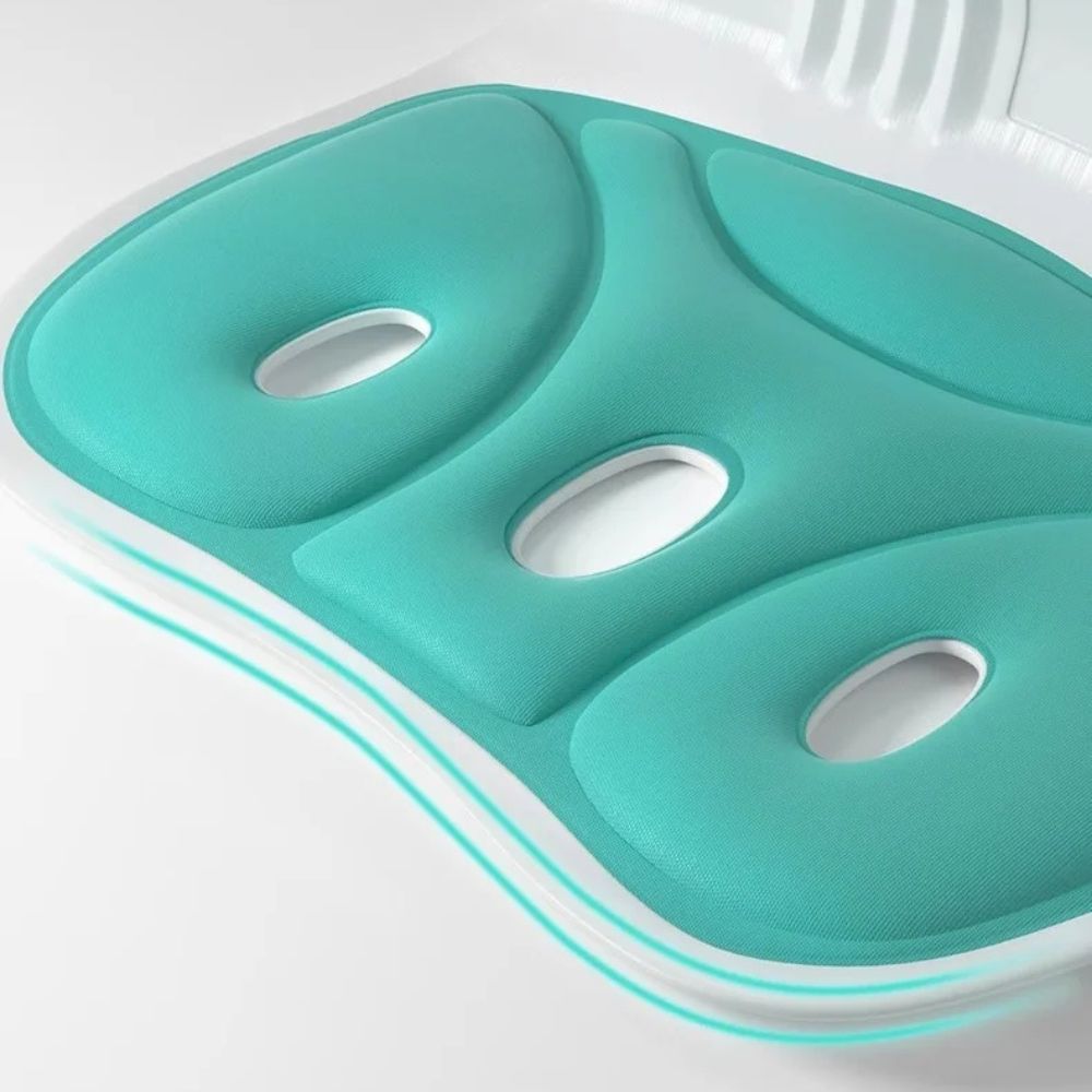 Asiento Corrector de Postura con Respaldo para Silla de Oficina Ergonómica