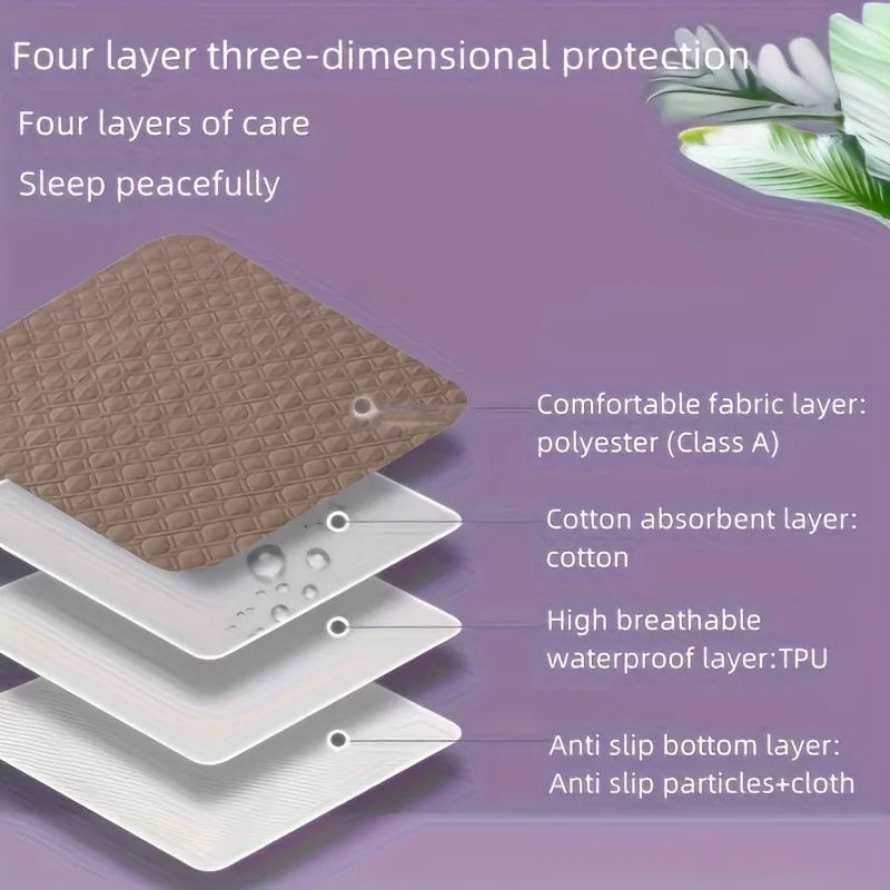 Protector de cama lavable para incontinencia