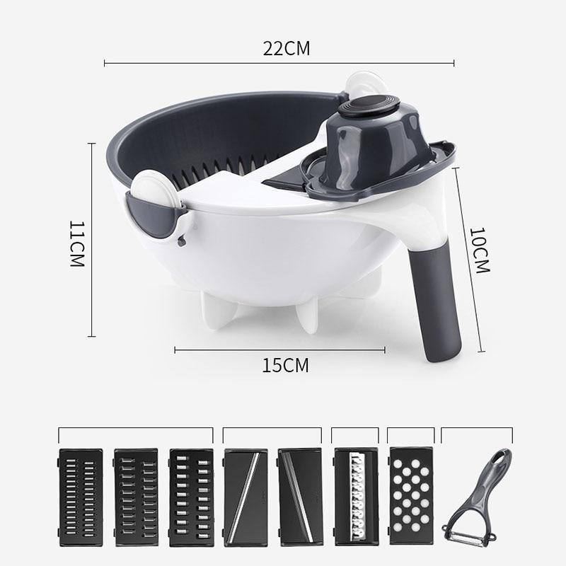 7-in-1 chopper and vegetable slicer - TRENDVYO