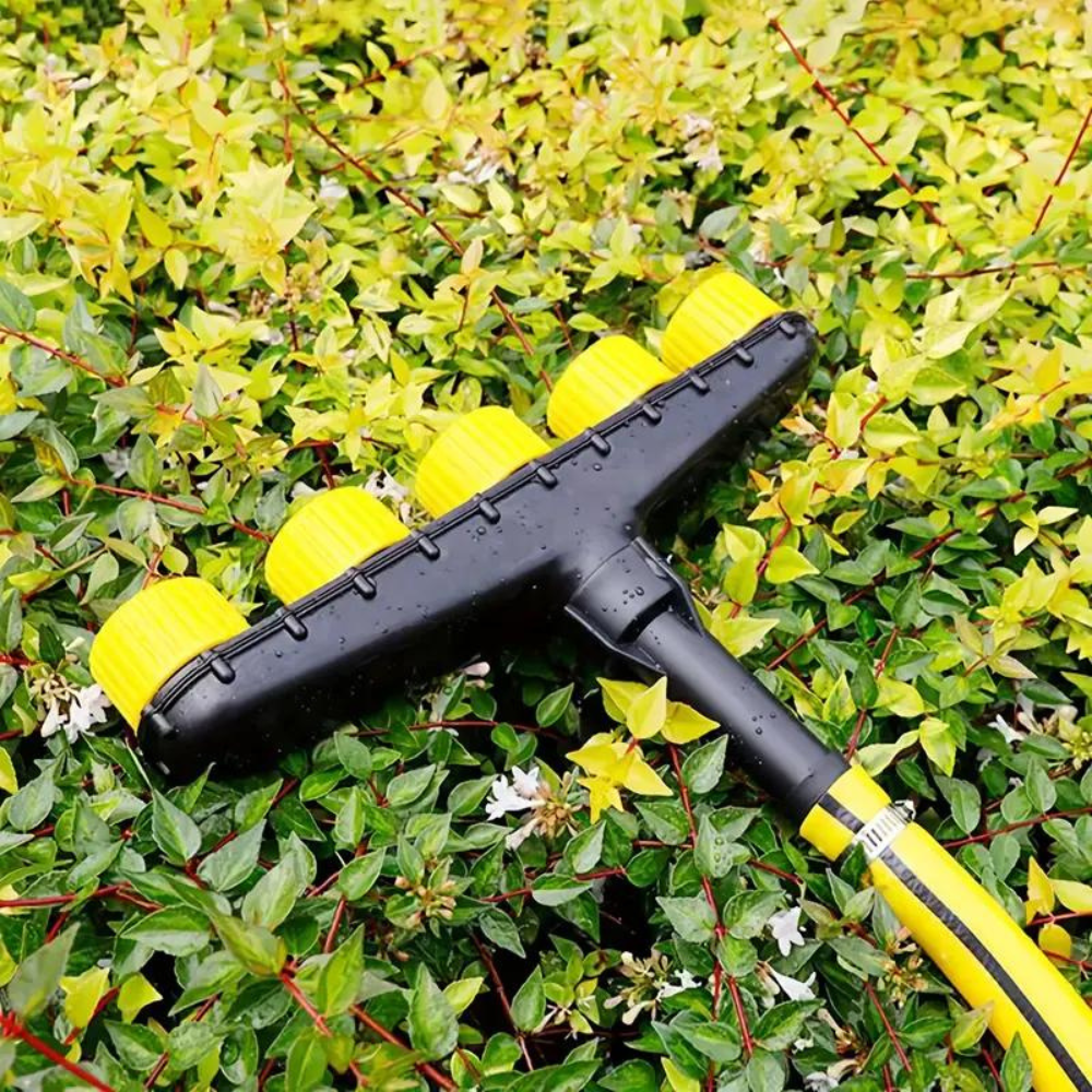 Potente boquilla pulverizadora multiusos para manguera de jardín