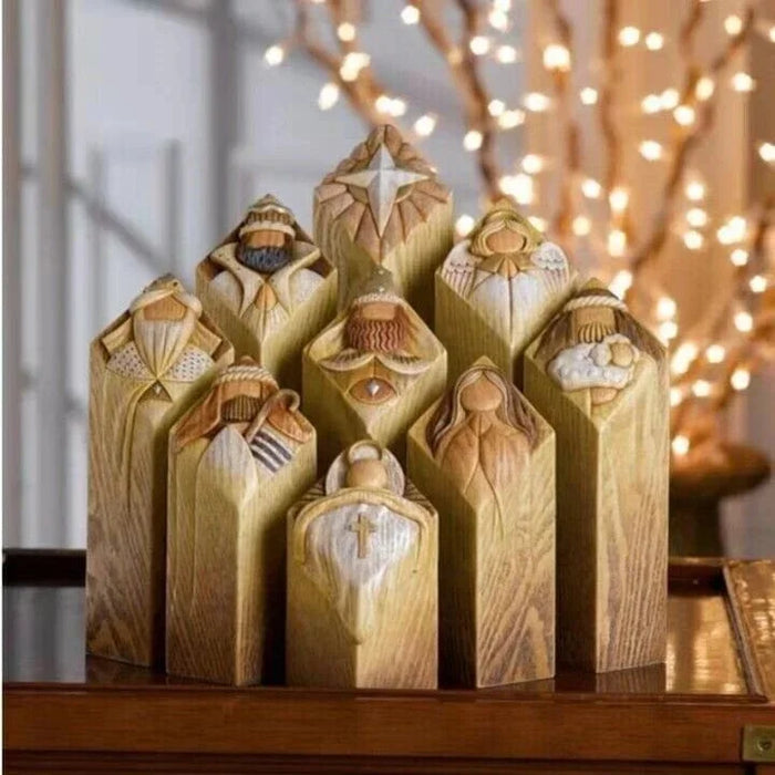 Estatuas de columna del Pesebre