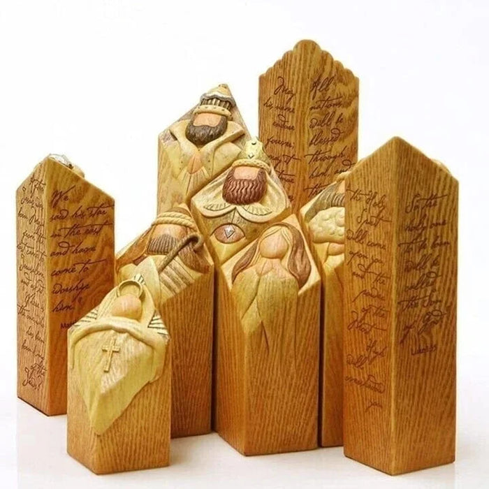 Estatuas de columna del Pesebre