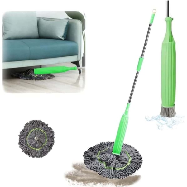 Fregona giratoria con escurridor automático