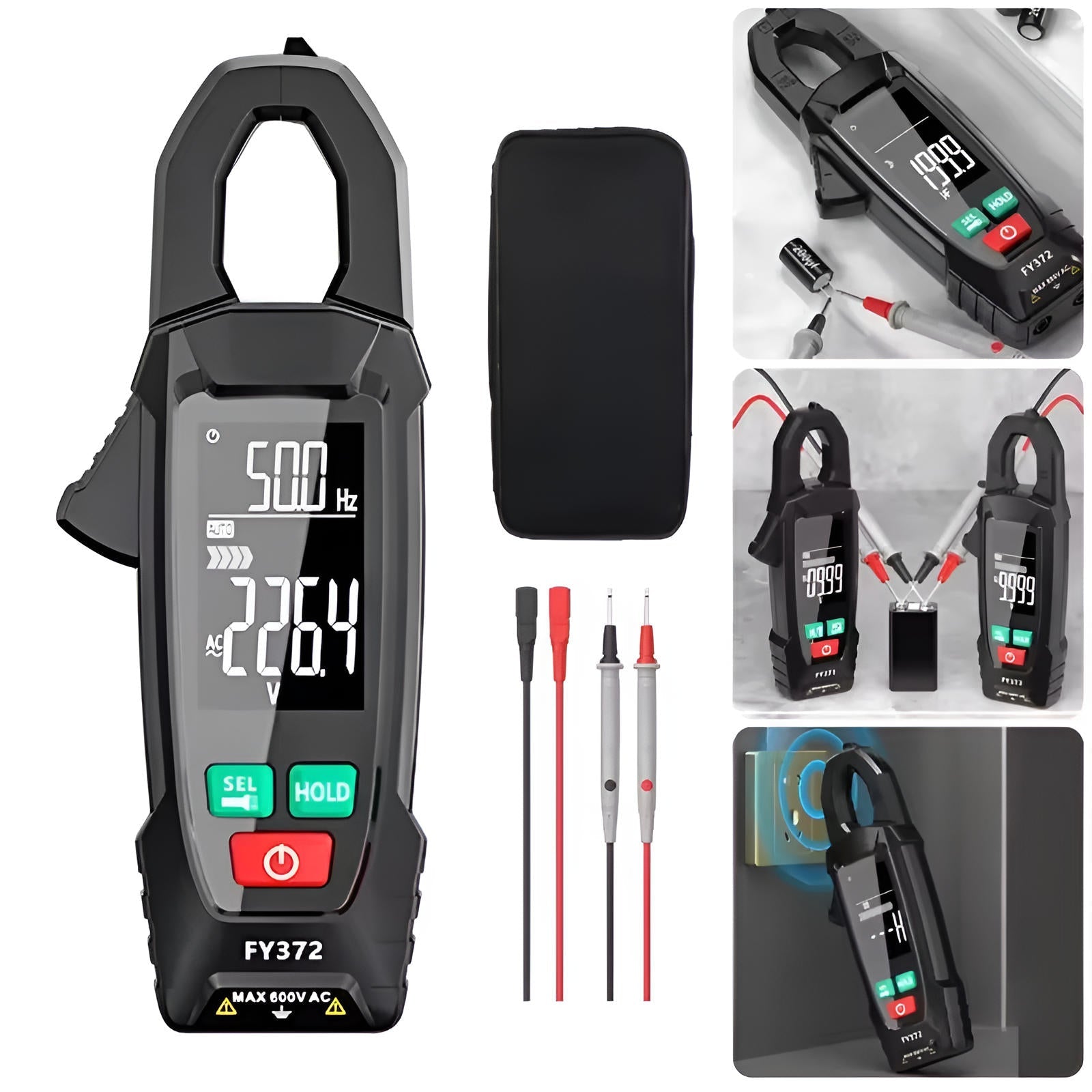 AC DC Clamp Electric Meter - TRENDVYO