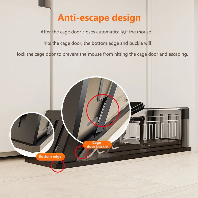 Automatic Mouse Trap Cage with Sensitive Trigger - TRENDVYO