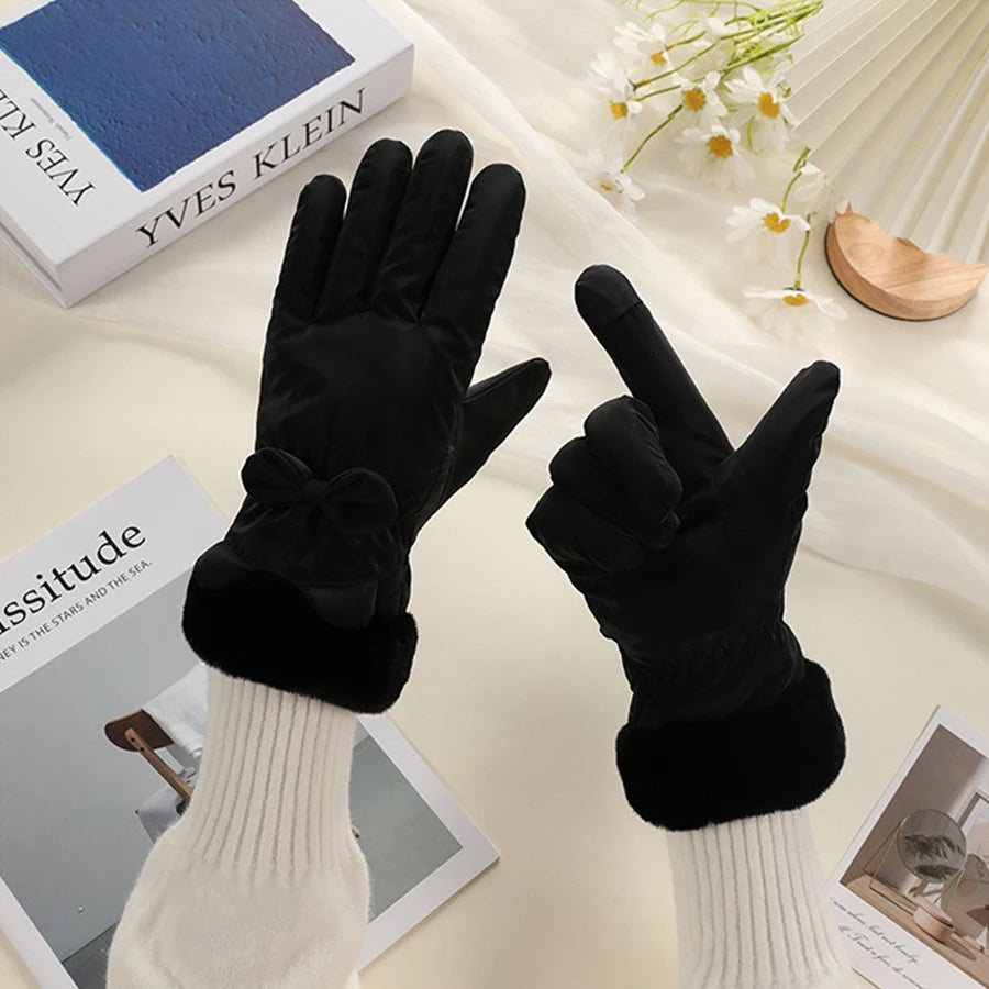 Guantes de Invierno con Pantalla Táctil Elegantes para Mujer