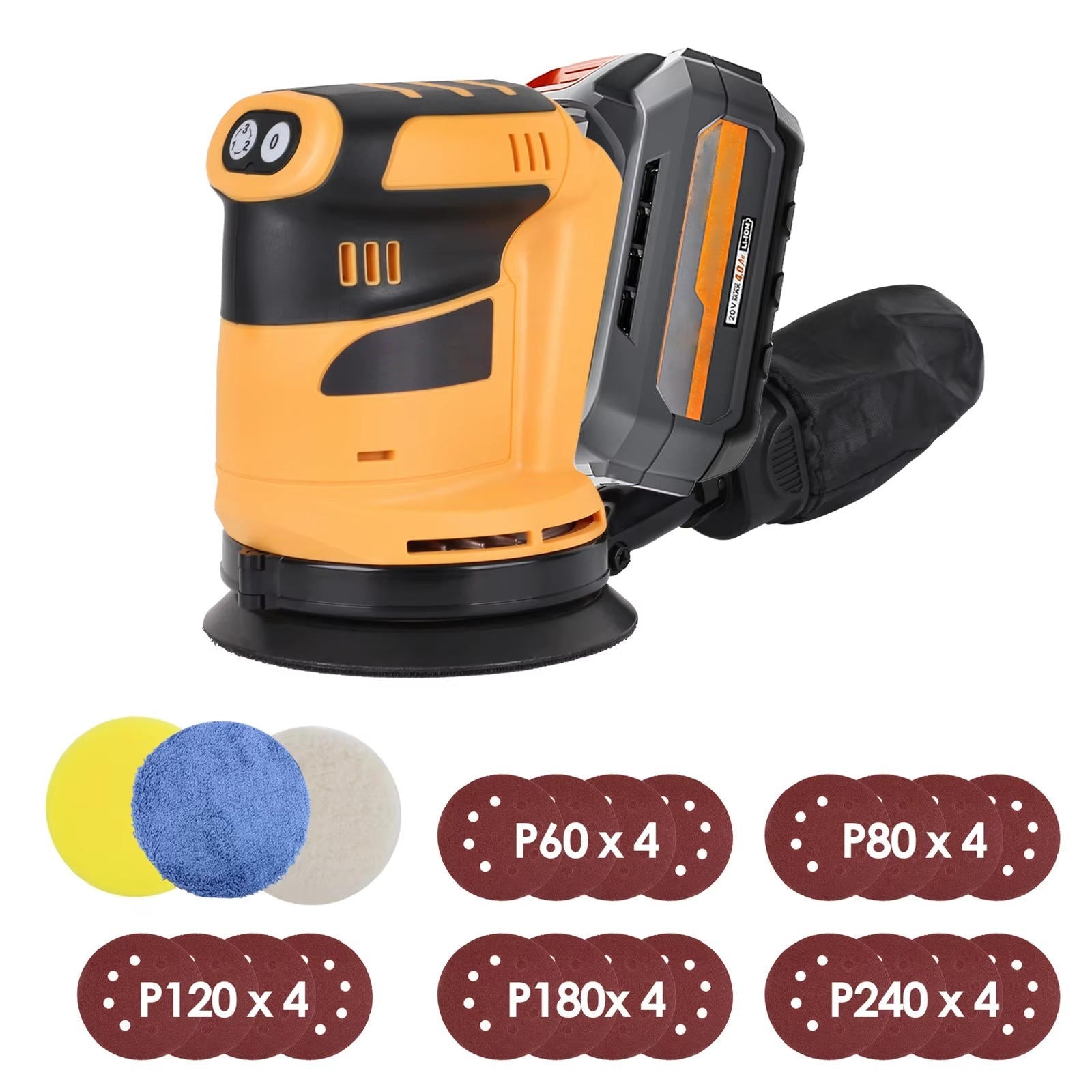 Brushless Orbital Electric Sander - TRENDVYO