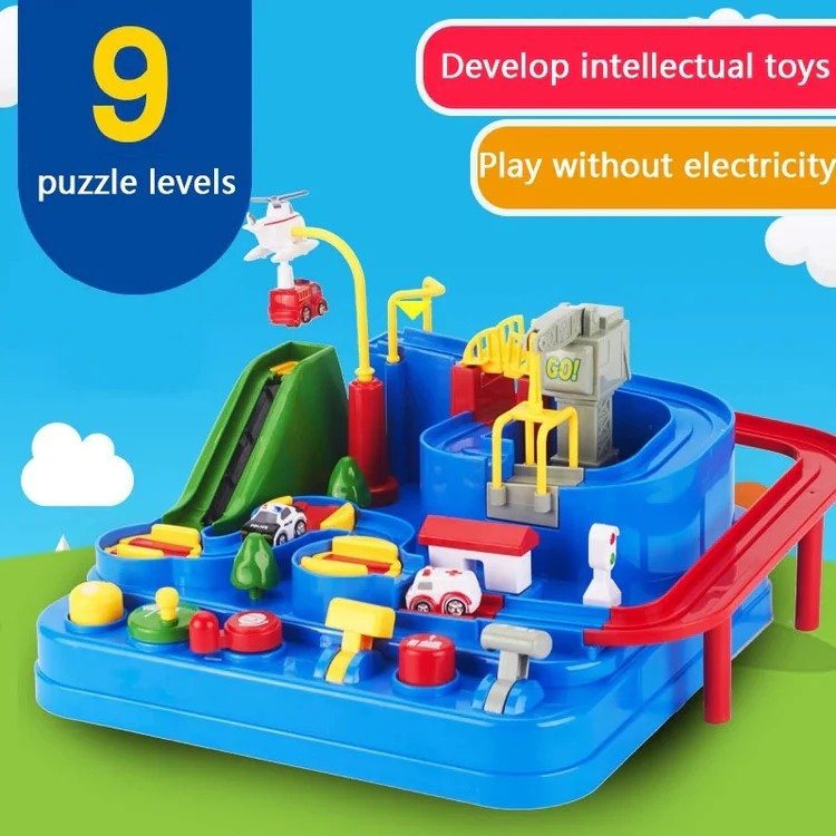 Children’s Mechanical Vehicle Track Game - TRENDVYO