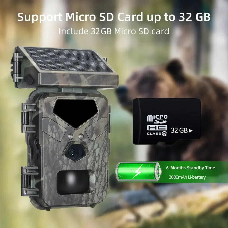 Compact Solar Powered Trail Camera - TRENDVYO