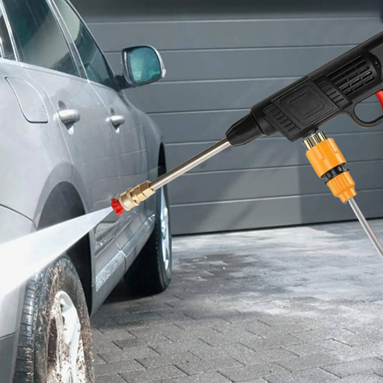 Cordless Portable High Pressure Spray Water Gun Set | Ideal for Cleaning Cars, Patios & Garden Furniture - TRENDVYO