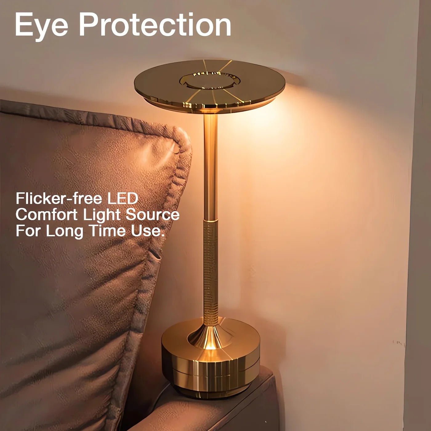 Cordless Table Lamp with Touch Control & Modern Nordic Design - TRENDVYO