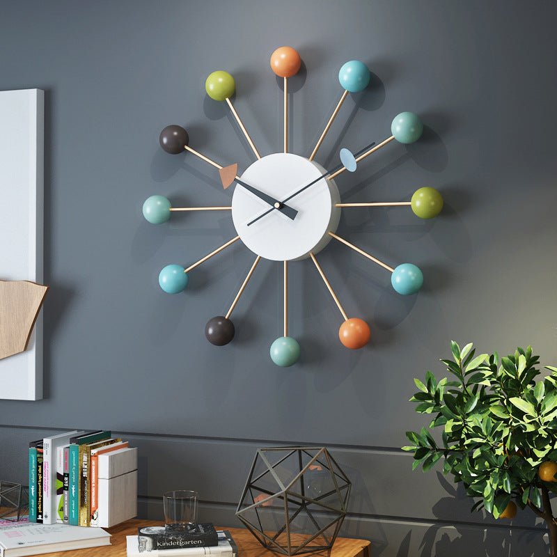 Decorative Large Silent Wall Clock For The Living Room - TRENDVYO