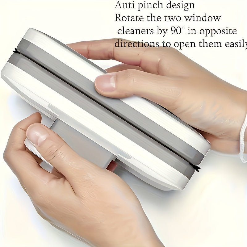 Double-sided magnetic window squeegee for double glazing - TRENDVYO