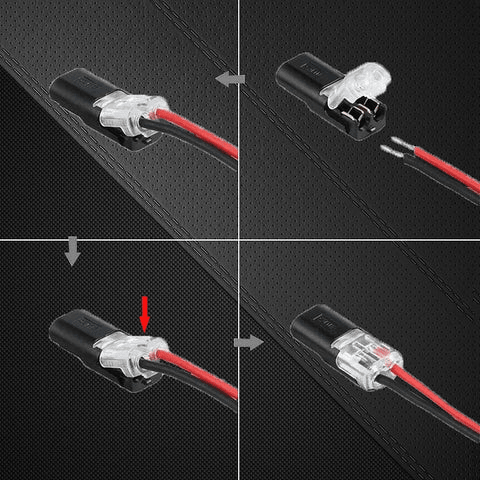 Double-wire Push-in Connector with Locking Buckle - TRENDVYO