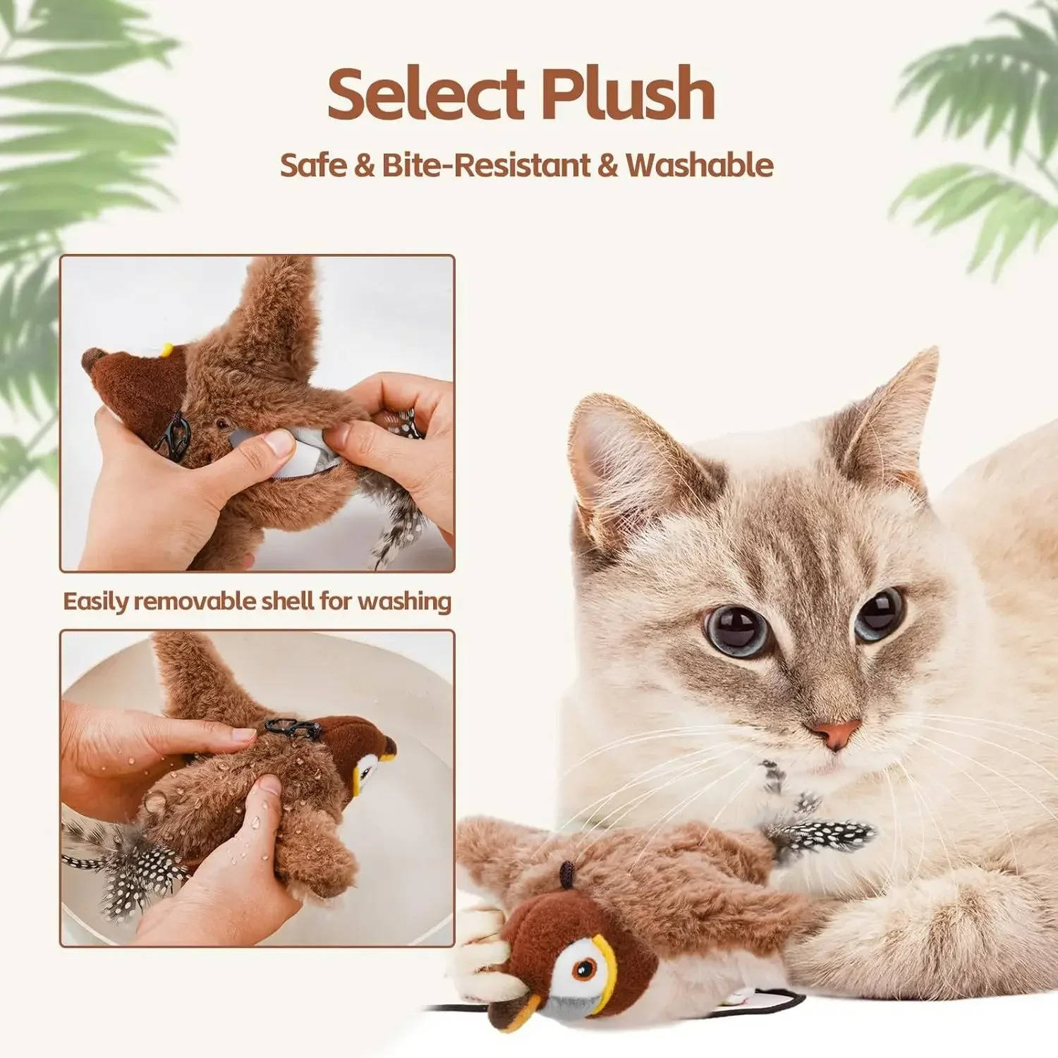 Juguetes interactivos para perseguir gatos
