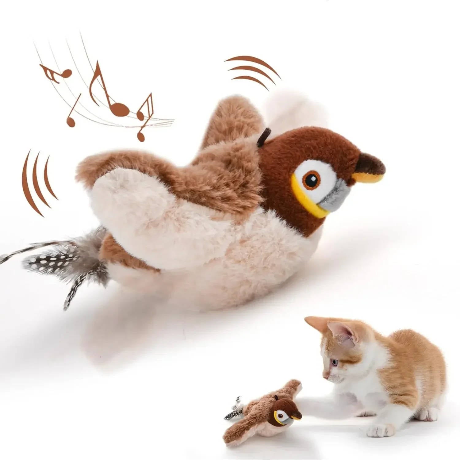 Juguetes interactivos para perseguir gatos