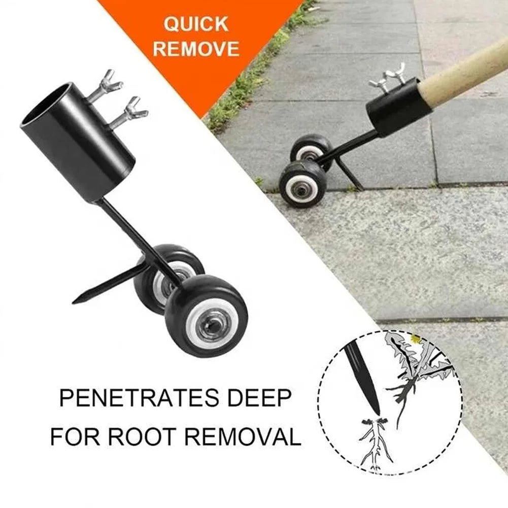 Herramienta extractora de malas hierbas ajustable para grietas de jardín