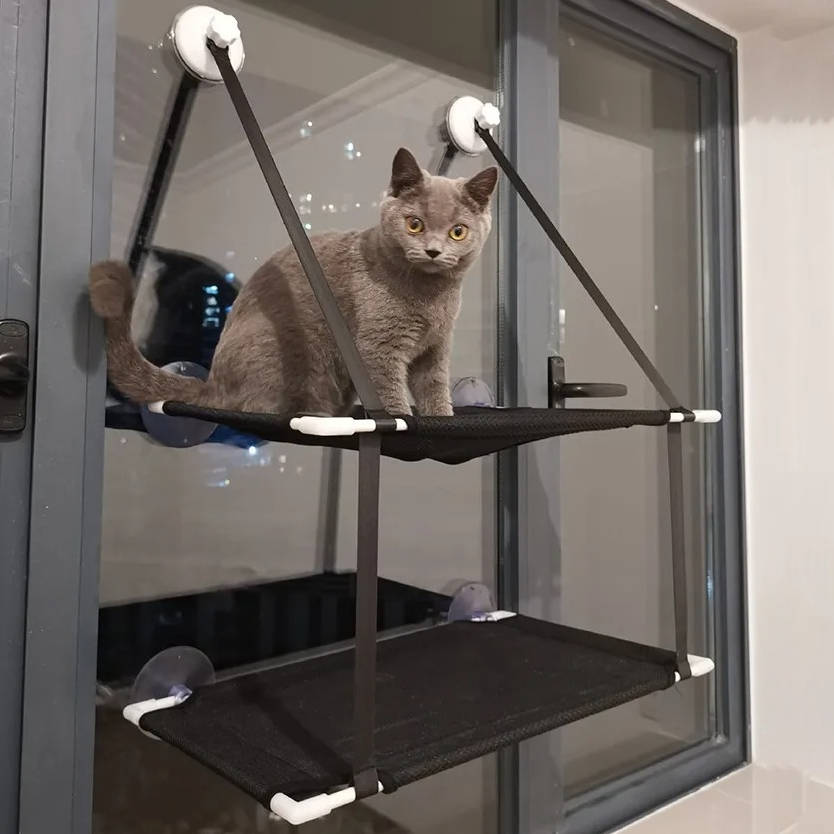 Hamaca para gatos de ventana