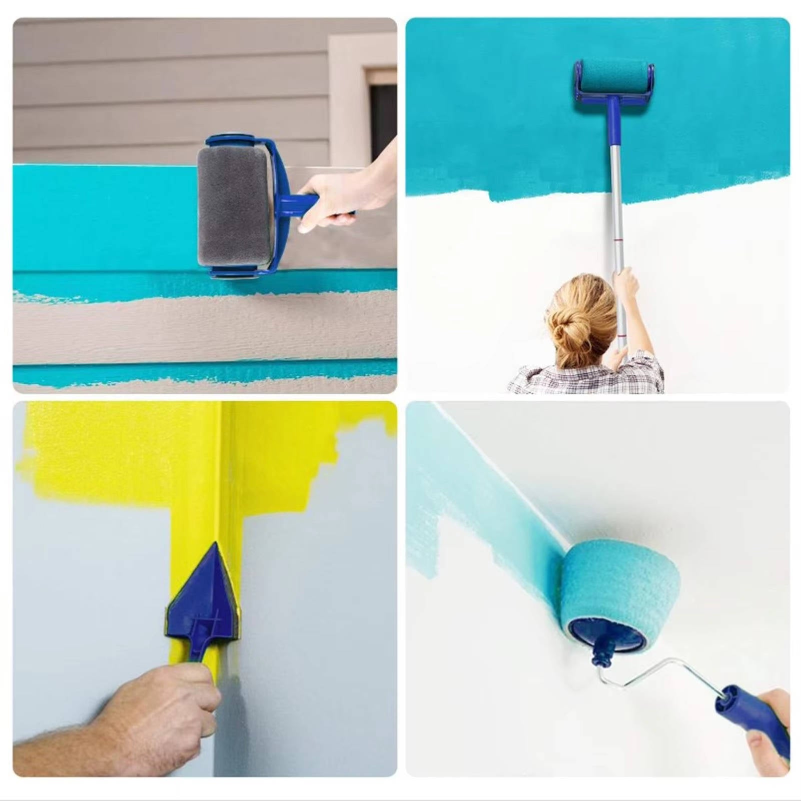 Kit de pinceles y rodillos para pintar
