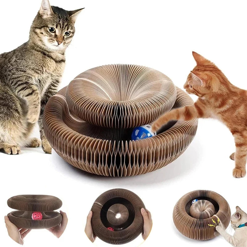 Rascador Mágico de Cartón para Gatos