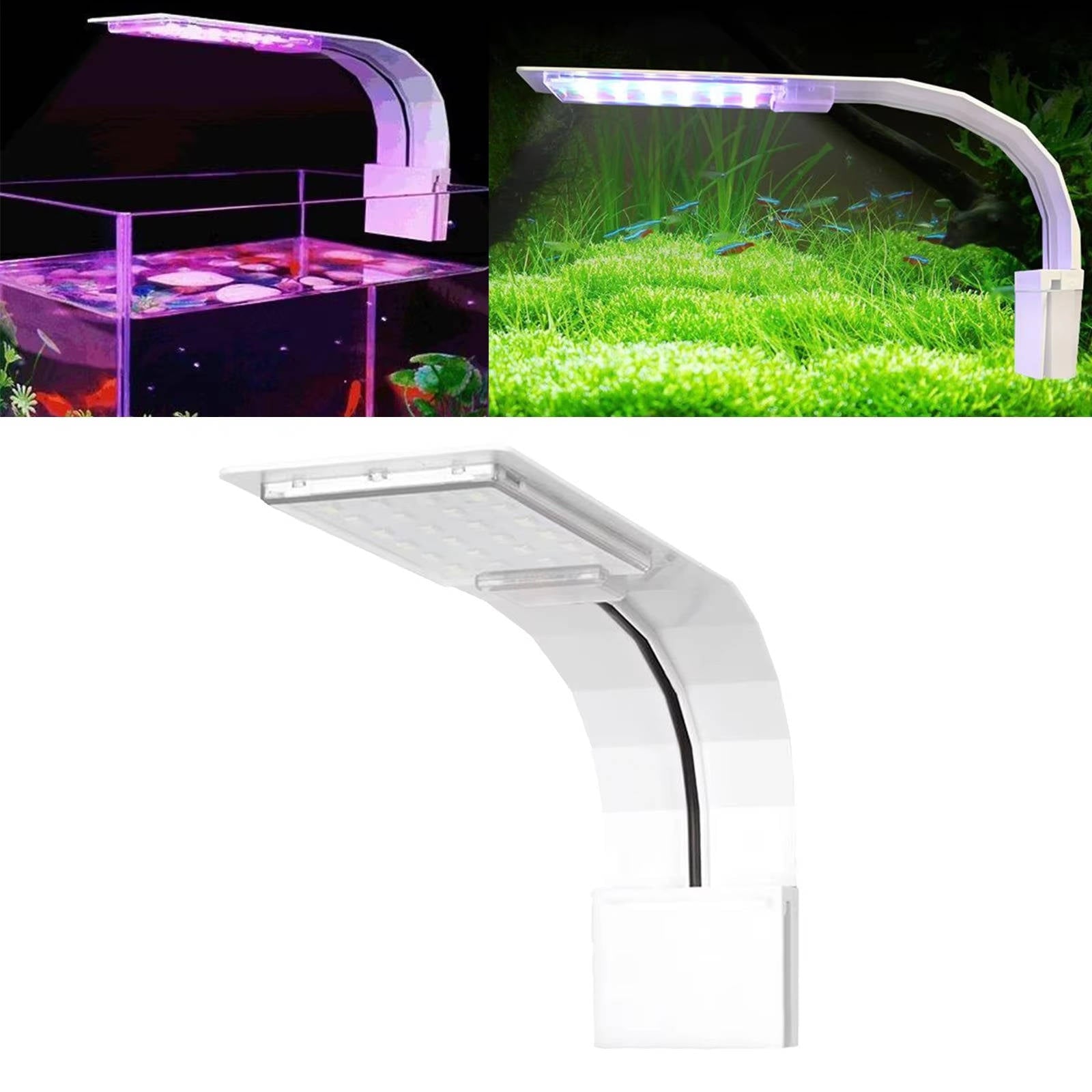 Luz LED Súper Delgada para Acuario de Peces Plantas Acuáticas