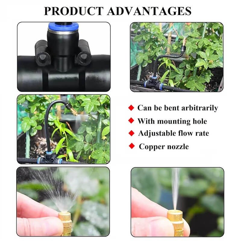 Drip Irrigation Kit with 360 degree Flexible Hose - TRENDVYO