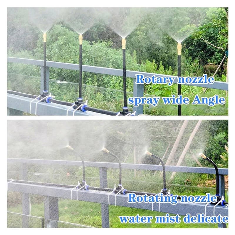 Drip Irrigation Kit with 360 degree Flexible Hose - TRENDVYO