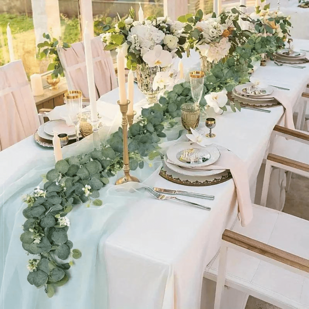 Elegant Decorative Faux Eucalyptus Garland - TRENDVYO