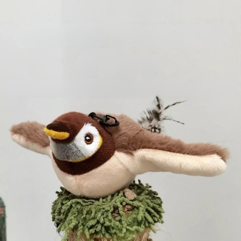 Juguete interactivo para gatos con pájaro aleteador