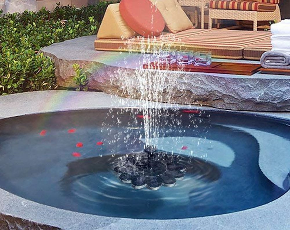 Flower-Shaped Water Fountain For Ponds And Pools - TRENDVYO
