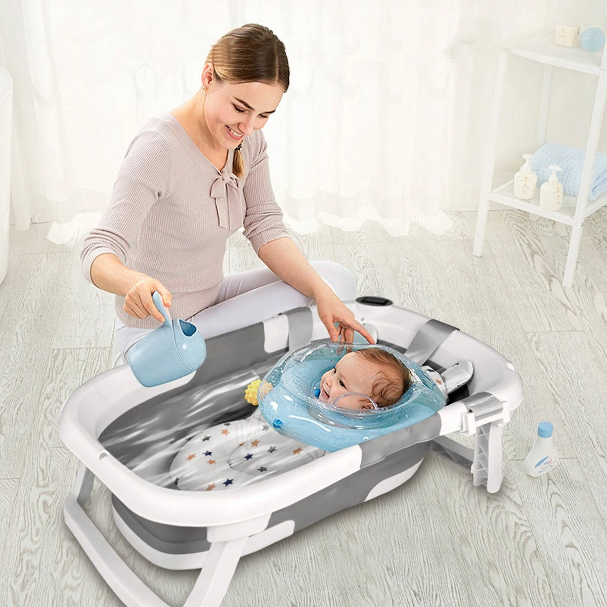 Foldable Newborn Bathing Tub - TRENDVYO