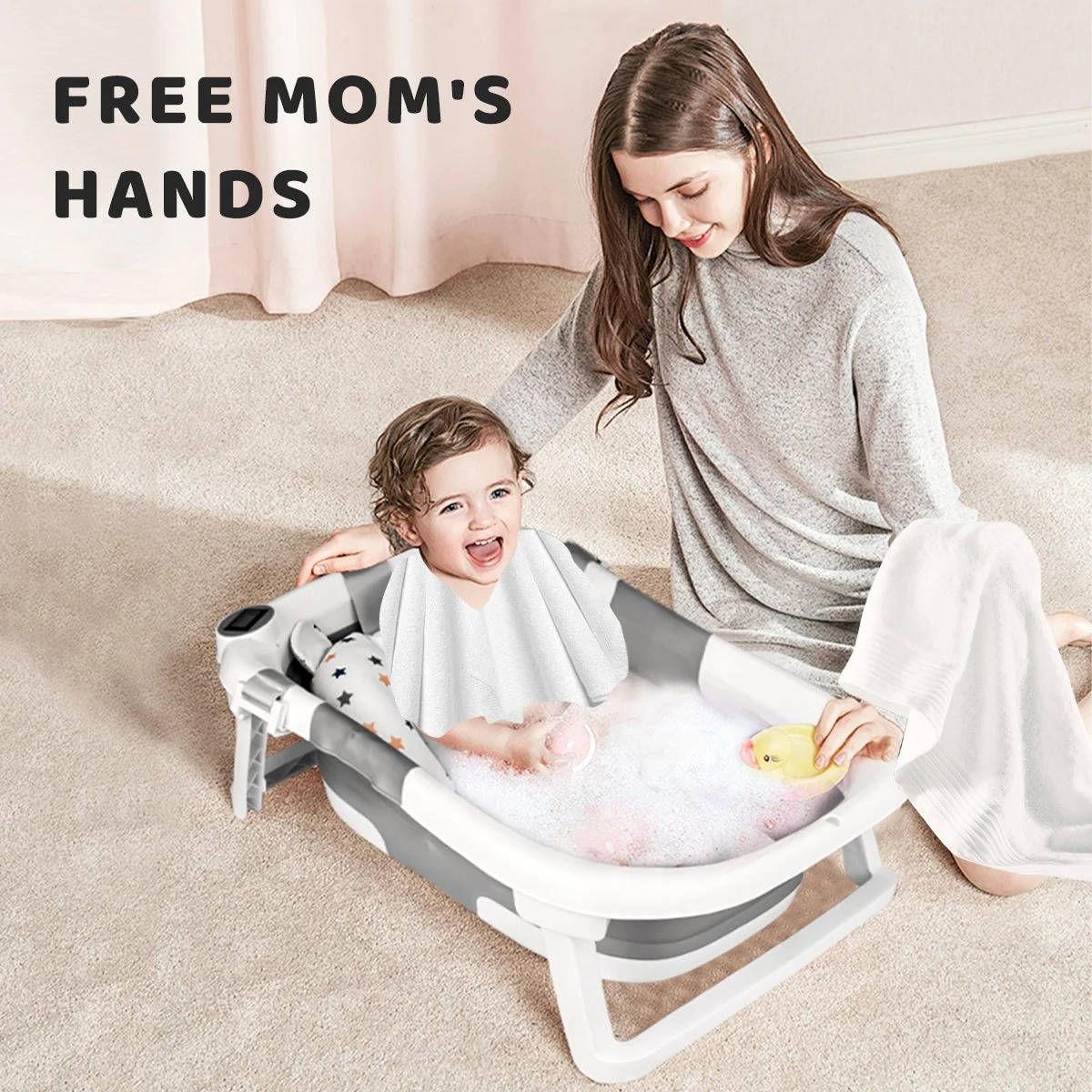 Foldable Newborn Bathing Tub - TRENDVYO