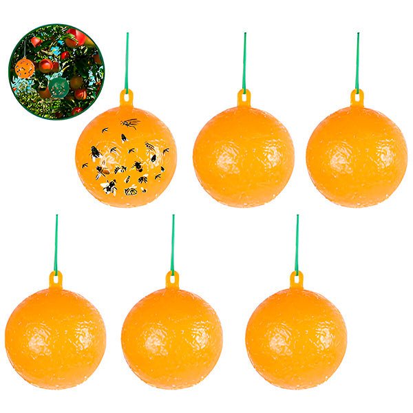 Hanging Fly Trap with Adhesive Layer (6 Pcs) - TRENDVYO