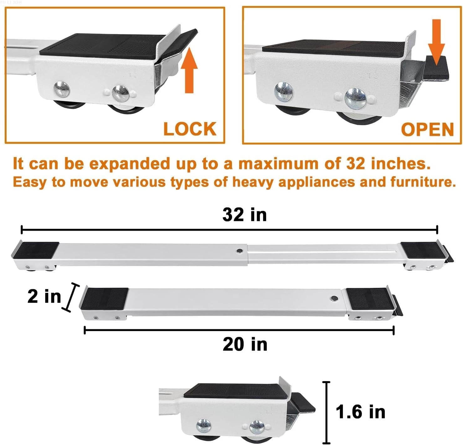Heavy Duty Appliance Rollers - TRENDVYO