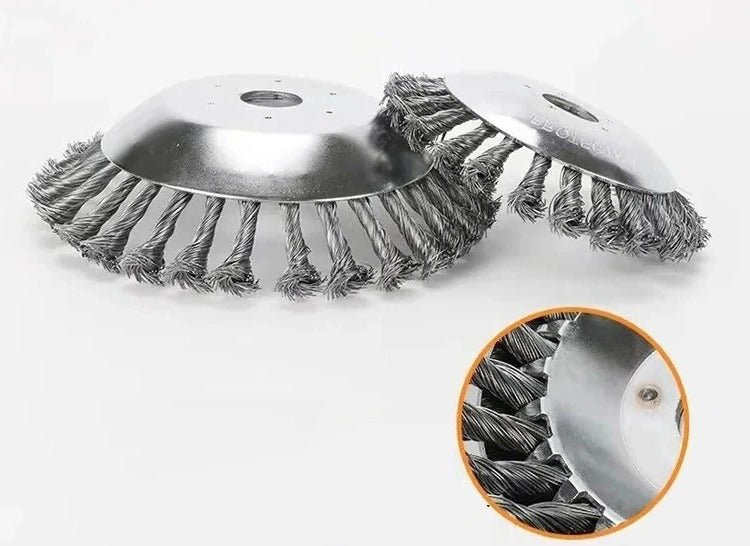 Heavy-Duty Wire Weeding Wheel - TRENDVYO