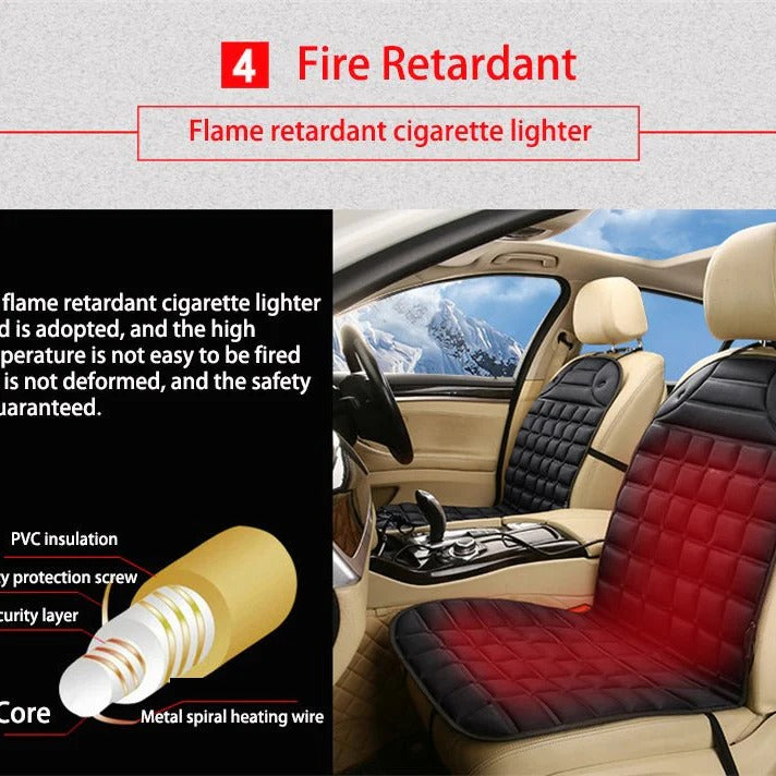 Cojín Térmico para Asiento de Coche