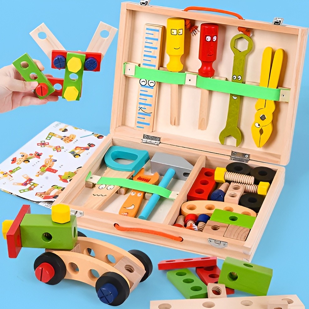 Juego de herramientas para niños