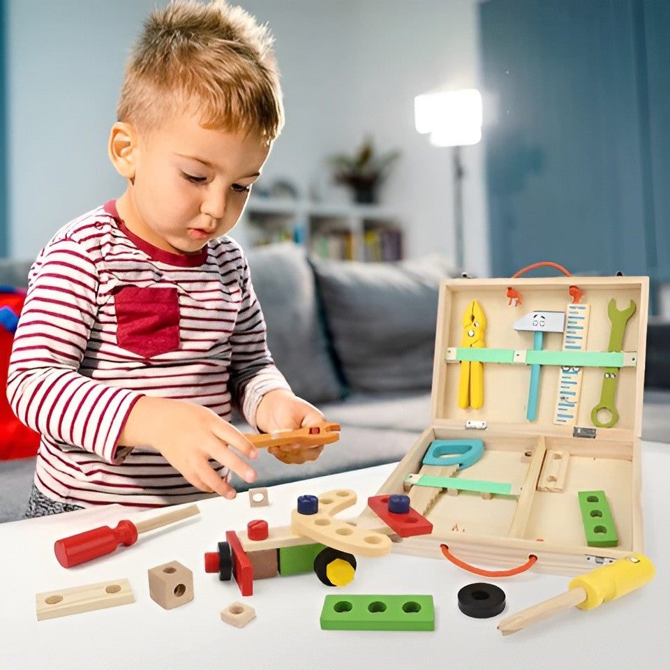 Juego de herramientas para niños