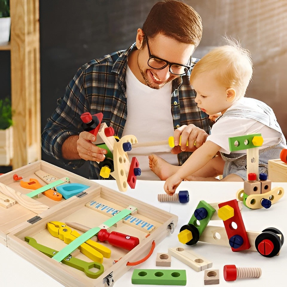 Juego de herramientas para niños