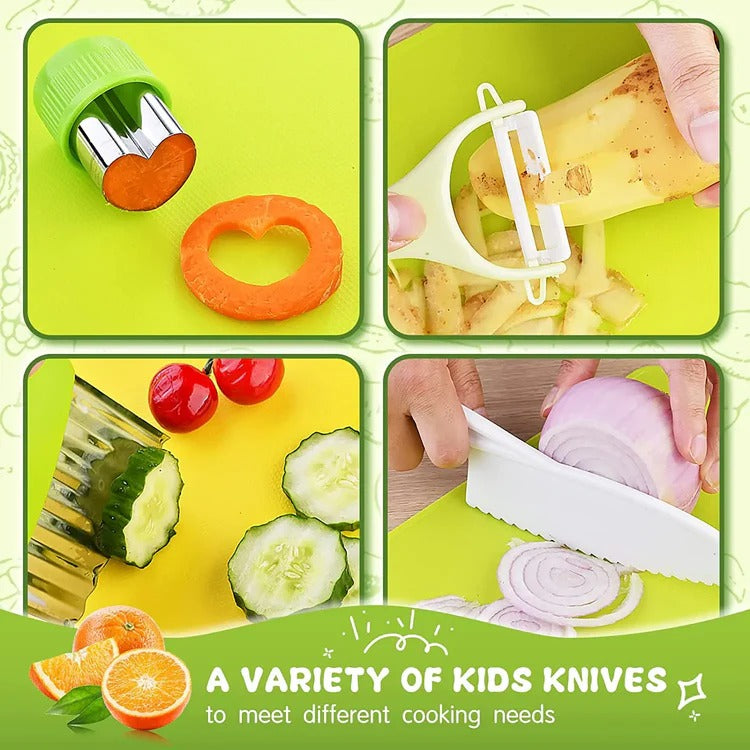 Set de utensilios de cocina júnior para niños