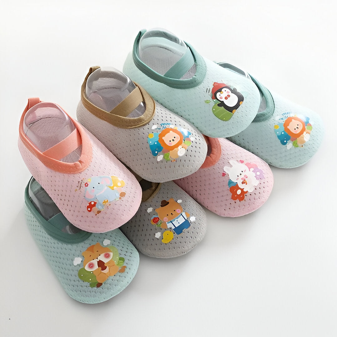 Zapatos Antideslizantes de Dibujos Animados para Bebés