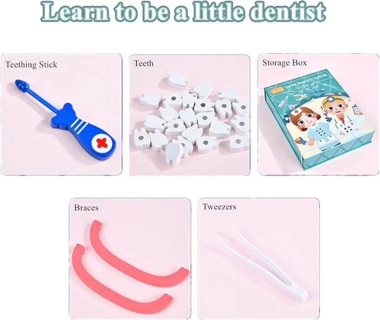 Kit de juego de roles: dentista infantil
