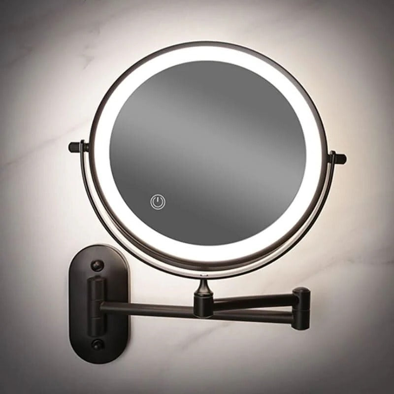 Espejo de aumento LED recargable