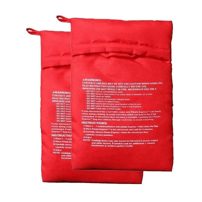 Bolsa para patatas al microondas