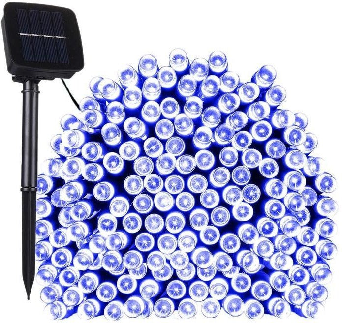 Cadena de 17 metros de 100 luces LED solares tipo hada