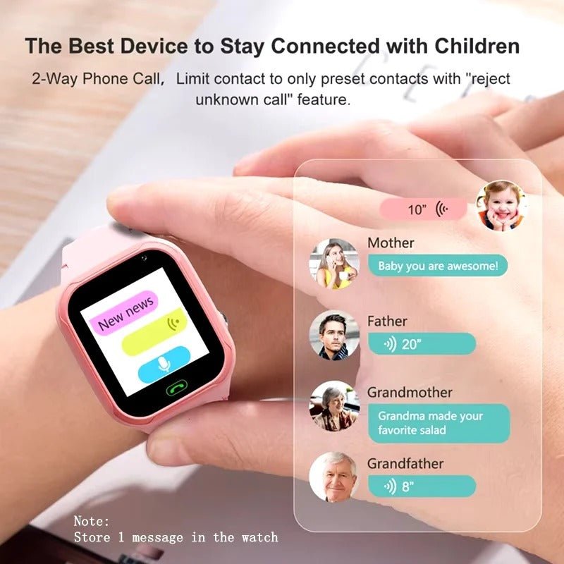 Kids Smart Watch GPS Tracker - TRENDVYO