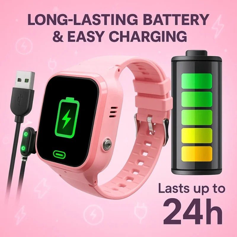 Kids Smart Watch GPS Tracker - TRENDVYO