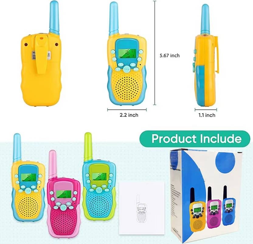 Kids Walkie Talkies (3 Piece Set) - TRENDVYO