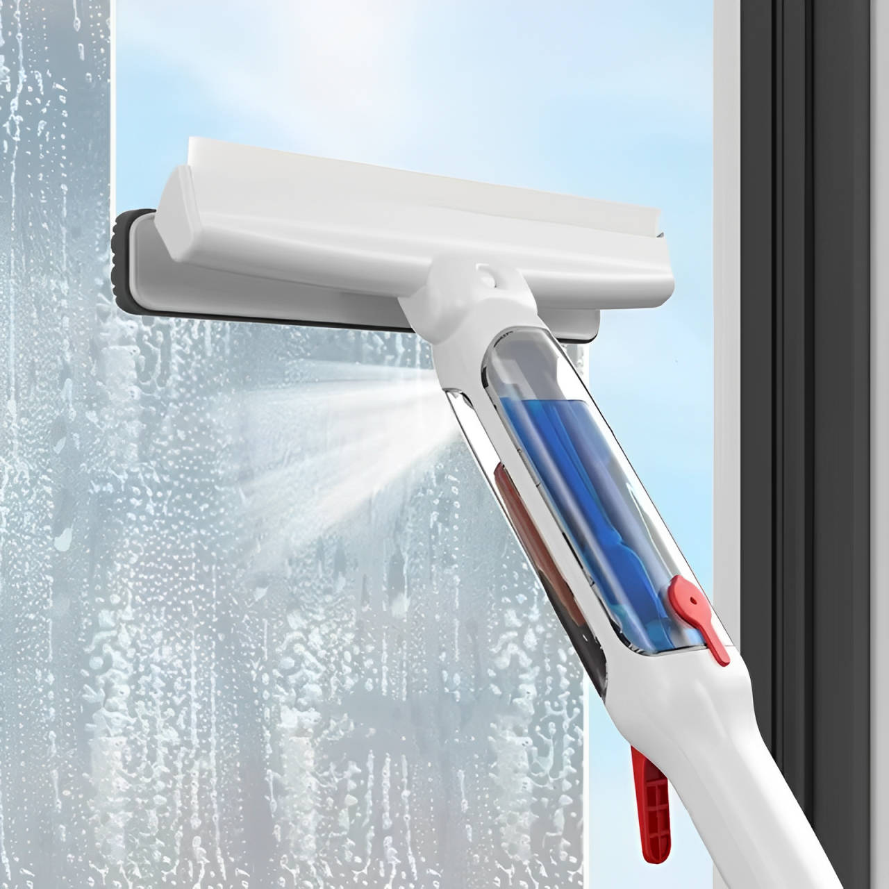 Long Handle Telescopic Window Cleaner - TRENDVYO