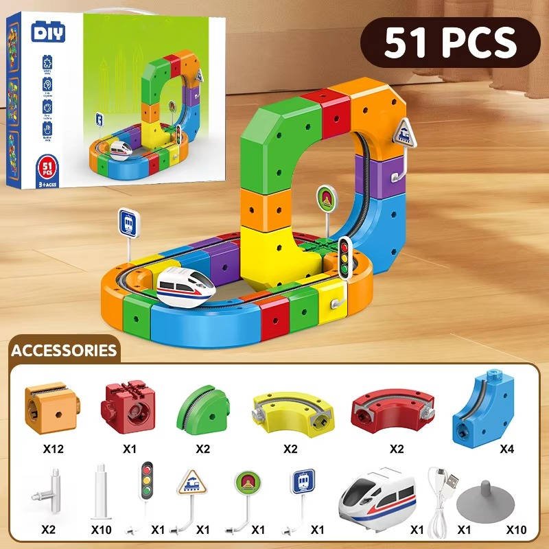 Magnetic Train Track Toy - TRENDVYO